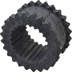 Lovejoy - 9 One Piece Split Flexible Coupling Sleeve Insert - 6" OD, 3" OAL, EPDM - Benchmark Tooling