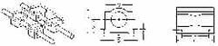 Pacific Bearing - 2" Inside Diam, Closed Twin Pillow Block Linear Bearing - 4-1/16" Overall Height x 6" Overall Width - Benchmark Tooling