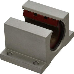 Pacific Bearing - 5/8" ID, 2-1/2" OAW x 1.938" OAL x 1-5/8" OAH Open Single Pillow Block - 1-15/16 Inch Overall Length x 1-5/8 Inch Overall Height x 2-1/2 Inch Width, - Benchmark Tooling