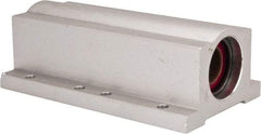 Pacific Bearing - 1/2" ID, 3-1/2" OAL x 1-1/4" OAH Closed Twin Pillow Block - 3-1/2 Inch Overall Length x 1-1/4 Inch Overall Height x 2 Inch Width, - Benchmark Tooling