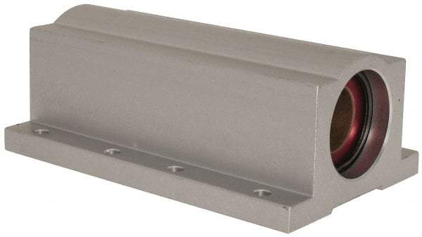 Pacific Bearing - 3/4" ID, 4-1/2" OAL x 1-3/4" OAH Closed Twin Pillow Block - 4-1/2 Inch Overall Length x 1-3/4 Inch Overall Height x 2-3/4 Inch Width, - Benchmark Tooling