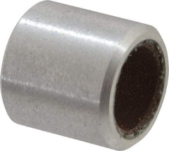 Pacific Bearing - 1/4" Inside x 3/8" Outside Diam, Aluminum Anti-Friction Sleeve Bearing - 3/8" OAL - Benchmark Tooling