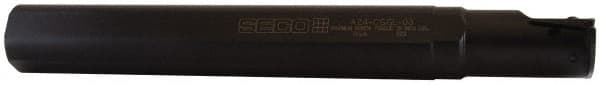 Seco - A..-CGGR, Right Hand, 0.44" Max Depth of Cut, Indexable Grooving Tool Holder - LC..1604.. Insert Compatibility, 12" OAL, Through Coolant - Benchmark Tooling