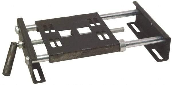 Lovejoy - 5/8" Bolt Steel Rigid Fixed Base Motor Base - Hand Crank Type, 254T, 256T NEMA Frame - Benchmark Tooling