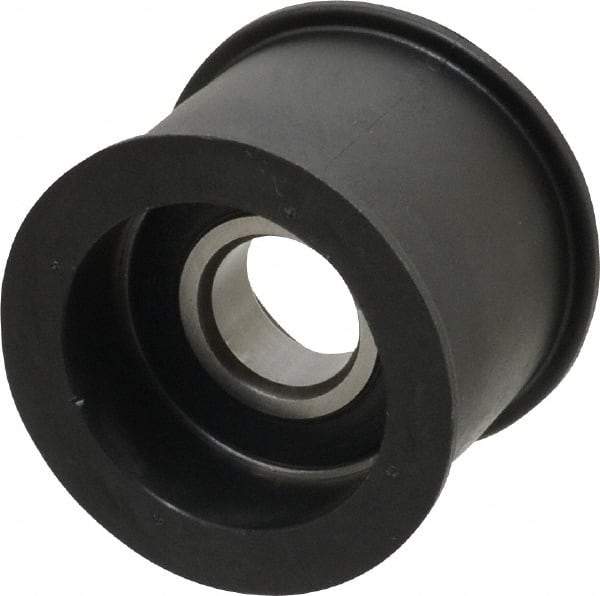 Fenner Drives - 17 Inside x 2.07" Outside Diam, 1.37" Wide Pulley Slot, Glass Reinforced Nylon Idler Pulley - For Use with Flat Belts, 1-1/8" Wide - Benchmark Tooling