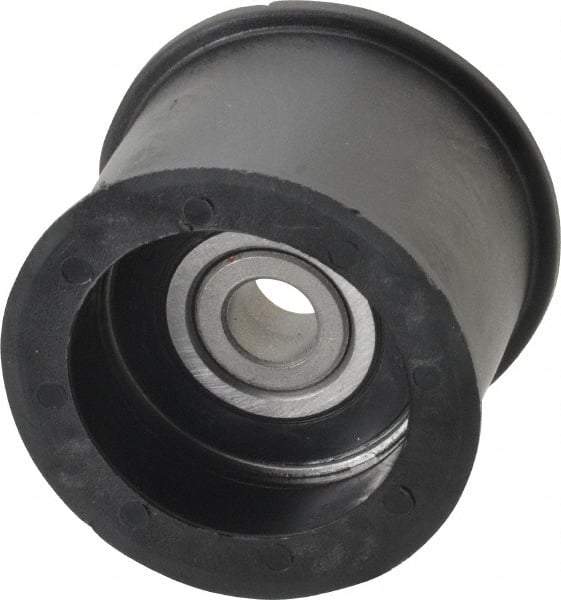 Fenner Drives - 3/8 Inside x 2.07" Outside Diam, 1.37" Wide Pulley Slot, Glass Reinforced Nylon Idler Pulley - For Use with Flat Belts, 1-1/8" Wide - Benchmark Tooling