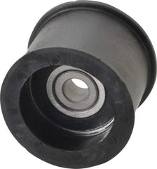 Fenner Drives - 3/8 Inside x 2.07" Outside Diam, 1.37" Wide Pulley Slot, Glass Reinforced Nylon Idler Pulley - For Use with Flat Belts, 1-1/8" Wide - Benchmark Tooling