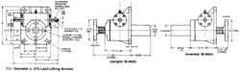 Duff-Norton - 5 Ton Capacity, 24" Lift Height, Upright Mechanical Screw Actuator - Top Plate - Benchmark Tooling