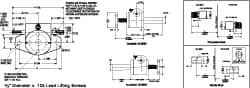 Duff-Norton - 1/2 Ton Capacity, 12" Lift Height, Inverted Mechanical Screw Actuator - Top Plate - Benchmark Tooling