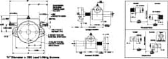 Duff-Norton - 1 Ton Capacity, 6" Lift Height, Upright Mechanical Screw Actuator - Clevis End - Benchmark Tooling