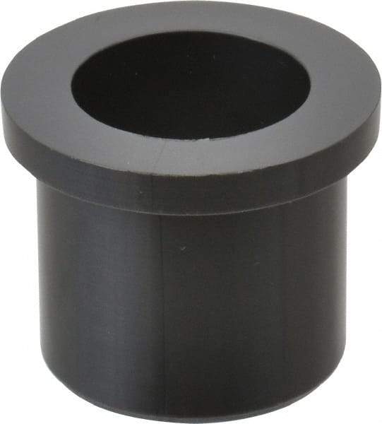 Poly Hi Solidur - 3/4" Inside x 1" Outside Diam, Nylon Sleeve Bearing - 1-1/4" Outside Diam, 5/32" Flange Thickness, 1" OAL - Benchmark Tooling