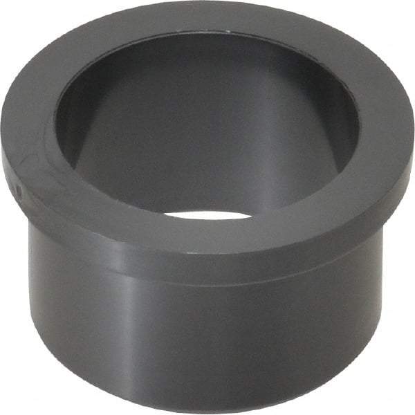 Poly Hi Solidur - 1-1/4" Inside x 1-1/2" Outside Diam, Nylon Sleeve Bearing - 1-3/4" Outside Diam, 0.2" Flange Thickness, 1" OAL - Benchmark Tooling