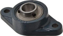 Value Collection - 113mm OAL2-Bolt Flange Bearing - 2830 Lb Dyn Cap, Cast Iron - Benchmark Tooling