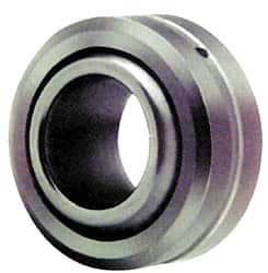 Made in USA - 1" Bore Diam, 82,200 Lb Dynamic Capacity, 1" Wide, Ball-Joint Spherical Plain Bearing - 1-3/4" OD - Benchmark Tooling