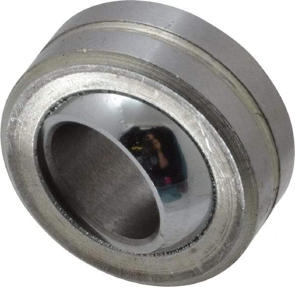 Made in USA - 1/2" Bore Diam, 13,250 Lb Dynamic Capacity, 1/2" Wide, Ball-Joint Spherical Plain Bearing - 1" OD - Benchmark Tooling