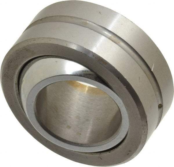 Made in USA - 3/4" Bore Diam, 31,920 Lb Dynamic Capacity, 3/4" Wide, Ball-Joint Spherical Plain Bearing - 1-7/16" OD - Benchmark Tooling