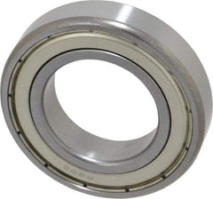 Tritan - 1-1/4" Bore Diam, 2-1/4" OD, Double Shield Deep Groove Radial Ball Bearing - 1/2" Wide, 1 Row, Round Bore, 2,090 Lb Static Capacity, 3,150 Lb Dynamic Capacity - Benchmark Tooling