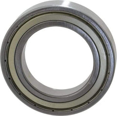 Tritan - 50mm Bore Diam, 80mm OD, Double Shield Deep Groove Radial Ball Bearing - 16mm Wide, 1 Row, Round Bore, 3,700 Lb Static Capacity, 4,900 Lb Dynamic Capacity - Benchmark Tooling