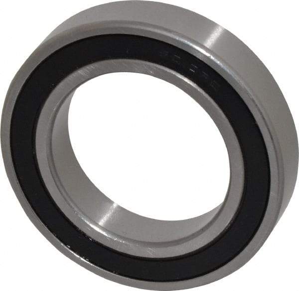 Tritan - 50mm Bore Diam, 80mm OD, Double Seal Deep Groove Radial Ball Bearing - 16mm Wide, 1 Row, Round Bore, 3,700 Lb Static Capacity, 4,900 Lb Dynamic Capacity - Benchmark Tooling