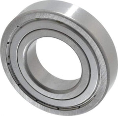 Tritan - 40mm Bore Diam, 80mm OD, Double Shield Deep Groove Radial Ball Bearing - 18mm Wide, 1 Row, Round Bore, 4,000 Lb Static Capacity, 6,500 Lb Dynamic Capacity - Benchmark Tooling