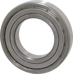 Tritan - 50mm Bore Diam, 90mm OD, Double Shield Deep Groove Radial Ball Bearing - 20mm Wide, 1 Row, Round Bore, 5,200 Lb Static Capacity, 7,870 Lb Dynamic Capacity - Benchmark Tooling