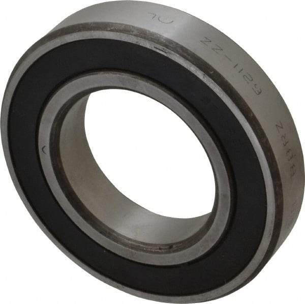 Tritan - 55mm Bore Diam, 100mm OD, Double Seal Deep Groove Radial Ball Bearing - 21mm Wide, 1 Row, Round Bore, 6,500 Lb Static Capacity, 9,750 Lb Dynamic Capacity - Benchmark Tooling