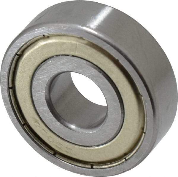 Tritan - 15mm Bore Diam, 42mm OD, Double Shield Deep Groove Radial Ball Bearing - 13mm Wide, 1 Row, Round Bore, 1,230 Lb Static Capacity, 2,570 Lb Dynamic Capacity - Benchmark Tooling