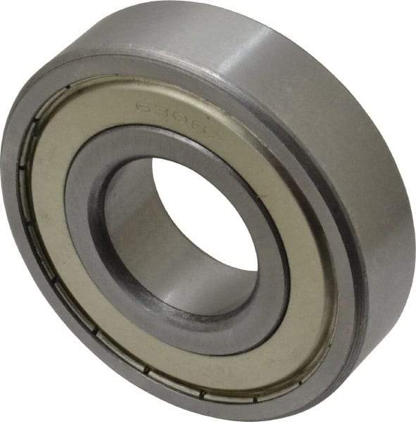 Tritan - 30mm Bore Diam, 72mm OD, Double Shield Deep Groove Radial Ball Bearing - 19mm Wide, 1 Row, Round Bore, 3,370 Lb Static Capacity, 6,000 Lb Dynamic Capacity - Benchmark Tooling