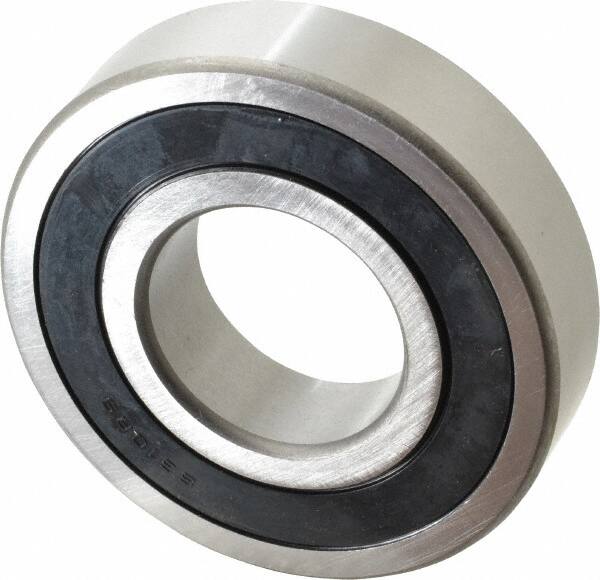 Tritan - 50mm Bore Diam, 110mm OD, Double Seal Deep Groove Radial Ball Bearing - 27mm Wide, 1 Row, Round Bore, 8,600 Lb Static Capacity, 13,900 Lb Dynamic Capacity - Benchmark Tooling