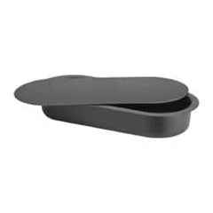 Made in USA - 15" Inside Length x 6" Inside Width, Chain & Belt Drive Guard - 16-1/4" OAL x 7-1/4" Overall Width, 2-1/2" High - Benchmark Tooling