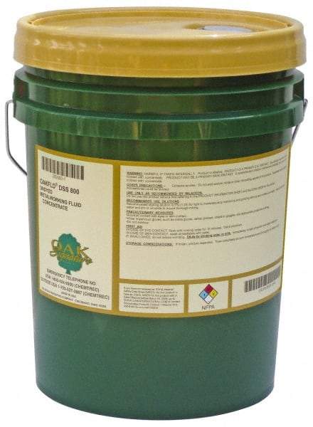 Oak Signature - Oakflo DSS 800, 5 Gal Pail Cutting & Grinding Fluid - Semisynthetic - Benchmark Tooling