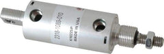 ARO/Ingersoll-Rand - 1" Stroke x 1-1/8" Bore Double Acting Air Cylinder - 1/8 Port, 3/8-16 Rod Thread - Benchmark Tooling