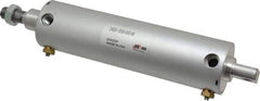 ARO/Ingersoll-Rand - 6" Stroke x 2" Bore Double Acting Air Cylinder - 1/4 Port, 5/8-11 Rod Thread - Benchmark Tooling