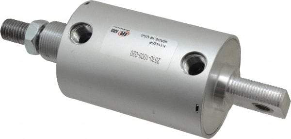 ARO/Ingersoll-Rand - 2" Stroke x 3" Bore Double Acting Air Cylinder - 3/8 Port, 3/4-10 Rod Thread - Benchmark Tooling