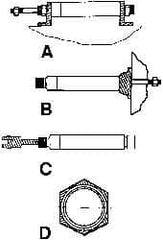 ARO/Ingersoll-Rand - Air Cylinder L Bracket - For 2-1/2" Air Cylinders, Use with ARO Economair Cylinders - Benchmark Tooling