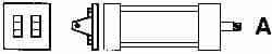 ARO/Ingersoll-Rand - Air Cylinder MP2 Clevis Rear Mount Kit - For 2" Air Cylinders, Use with Provenair Series - Benchmark Tooling