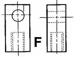 ARO/Ingersoll-Rand - Air Cylinder Rod Eye - For 3-1/4 & 4" Air Cylinders, Use with Provenair Series - Benchmark Tooling