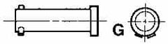 ARO/Ingersoll-Rand - Air Cylinder Pivot Pin - For 3-1/4 & 4" Air Cylinders, Use with Provenair Series - Benchmark Tooling