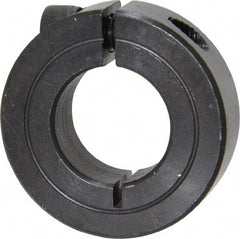 Climax Metal Products - 13/16" Bore, Steel, One Piece One Piece Split Shaft Collar - 1-5/8" Outside Diam, 1/2" Wide - Benchmark Tooling