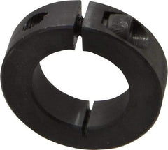 Climax Metal Products - 1-1/8" Bore, Steel, One Piece Clamp Collar - 1-7/8" Outside Diam, 1/2" Wide - Benchmark Tooling