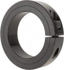 Climax Metal Products - 2-1/2" Bore, Steel, One Piece Clamp Collar - 3-3/4" Outside Diam, 7/8" Wide - Benchmark Tooling