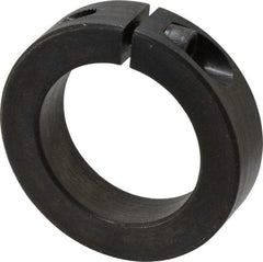 Climax Metal Products - 40mm Bore, Steel, One Piece Clamp Collar - 2-3/8" Outside Diam - Benchmark Tooling