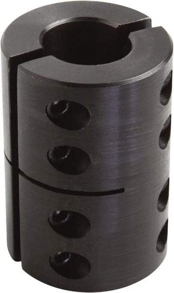 Climax Metal Products - 1" Inside x 2" Outside Diam, Two Piece Rigid Coupling without Keyway - 3" Long - Benchmark Tooling