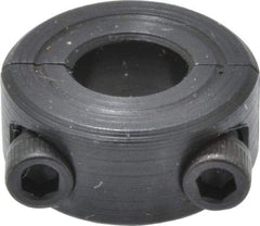 Climax Metal Products - 5/16" Bore, Steel, Two Piece Shaft Collar - 11/16" Outside Diam, 5/16" Wide - Benchmark Tooling