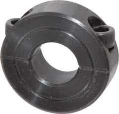 Climax Metal Products - 9/16" Bore, Steel, Two Piece Shaft Collar - 1-5/16" Outside Diam, 7/16" Wide - Benchmark Tooling