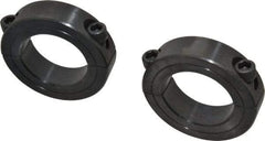 Climax Metal Products - 1-5/8" Bore, Steel, Two Piece Shaft Collar - 2-5/8" Outside Diam, 11/16" Wide - Benchmark Tooling