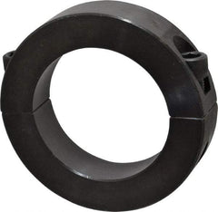 Climax Metal Products - 2-1/2" Bore, Steel, Two Piece Shaft Collar - 3-3/4" Outside Diam, 7/8" Wide - Benchmark Tooling