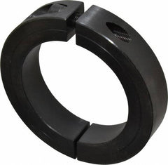 Climax Metal Products - 2-15/16" Bore, Steel, Two Piece Shaft Collar - 4-1/4" Outside Diam, 7/8" Wide - Benchmark Tooling