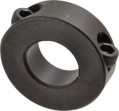 Climax Metal Products - 22mm Bore, Steel, Two Piece Shaft Collar - 1-3/4" Outside Diam - Benchmark Tooling