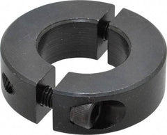 Climax Metal Products - 25mm Bore, Steel, Two Piece Shaft Collar - 1-7/8" Outside Diam - Benchmark Tooling